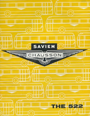 Saviem Chausson 522 Bus Prospekt ca. 1960