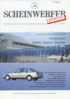 Mercedes-Benz Scheinwerfer Extra 1.1993
