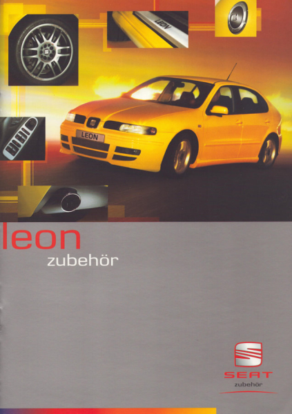 Seat Leon Zubehör Prospekt ca. 2002