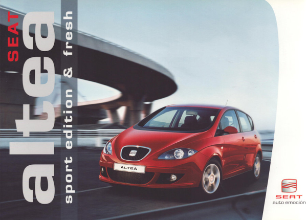 Seat Altea Sport Edition & Fresh Prospekt 4.2005