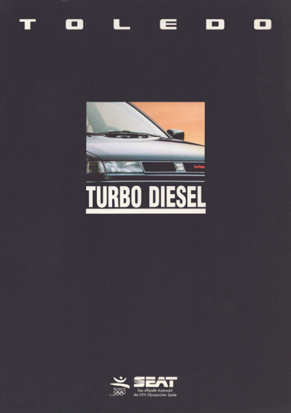 Seat Toledo Turbo Diesel Prospekt 7.1992