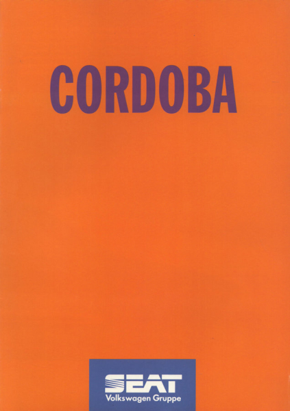 Seat Cordoba Prospekt 8.1994