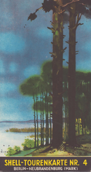 Shell Tourenkarte 4 1930er Jahre