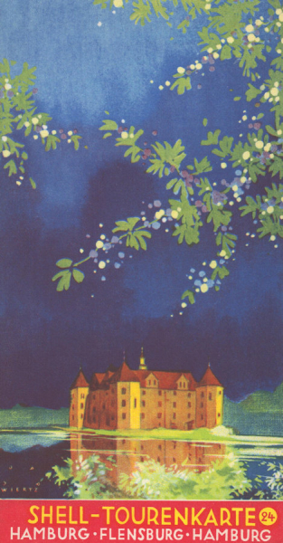 Shell Tourenkarte 24 1930er Jahre