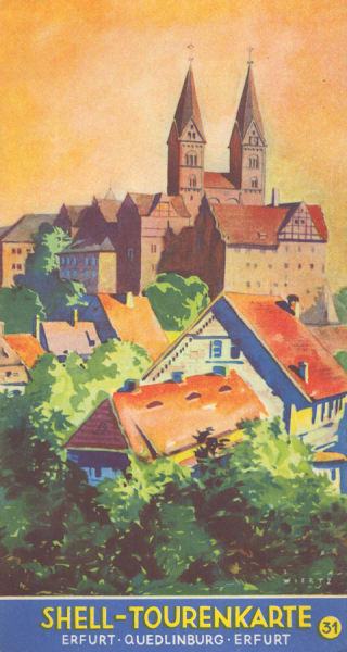 Shell Tourenkarte 31 1930er Jahre