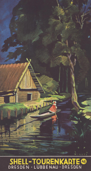 Shell Tourenkarte 48 1930er Jahre