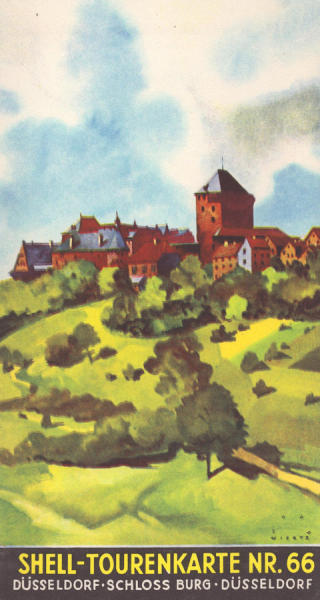 Shell Tourenkarte 66 1930er Jahre
