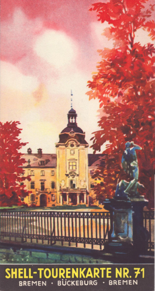 Shell Tourenkarte 71 1930er Jahre