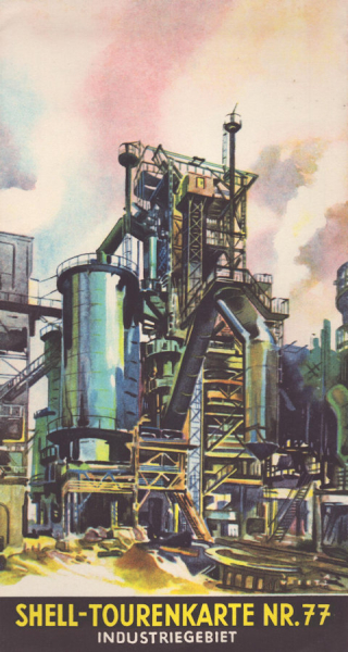 Shell Tourenkarte 77 1930er Jahre