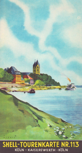 Shell Tourenkarte 113 1930er Jahre