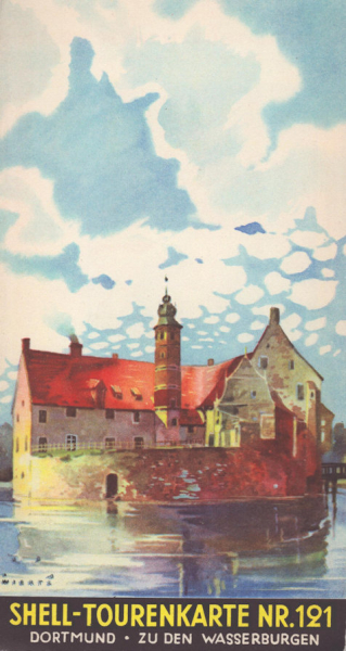 Shell Tourenkarte 121 1930er Jahre