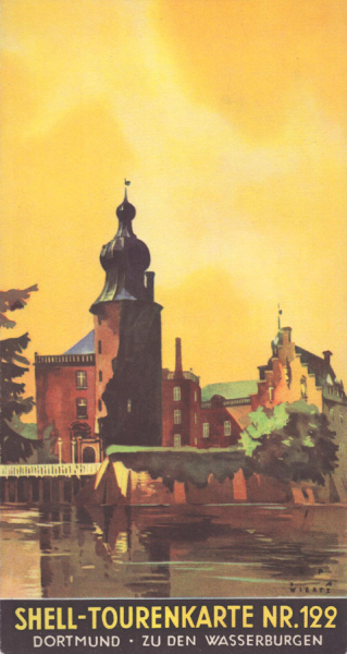 Shell Tourenkarte 122 1930er Jahre