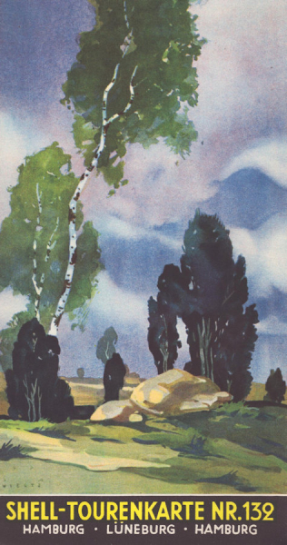Shell Tourenkarte 132 1930er Jahre
