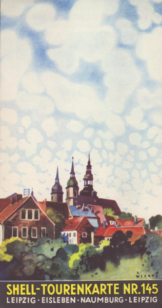 Shell Tourenkarte 145 1930er Jahre