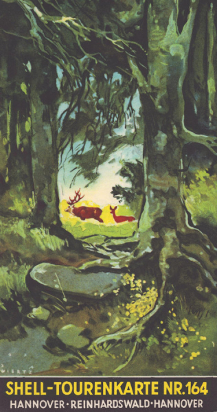 Shell Tourenkarte 164 1930er Jahre