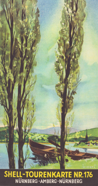 Shell Tourenkarte 176 1930er Jahre