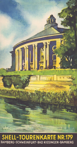 Shell Tourenkarte 179 1930er Jahre