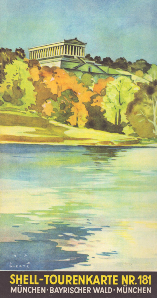 Shell Tourenkarte 181 1930er Jahre