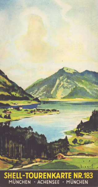 Shell Tourenkarte 183 1930er Jahre