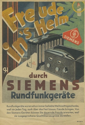 Simens Rundfunkgeräte brochure 12.1929