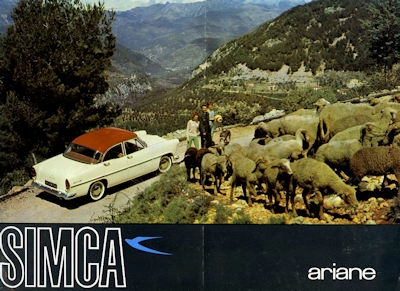 Simca Ariane brochure ca. 1957