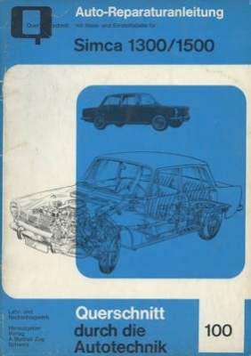 Simca 1300 / 1500 repair manual 1960s