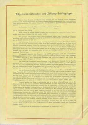 Simson Händler Preisliste 2.1934