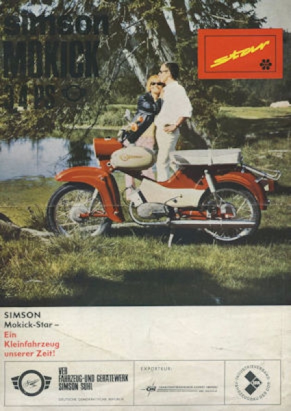 Simson Mokick Star SR 4-2 Prospekt 1966
