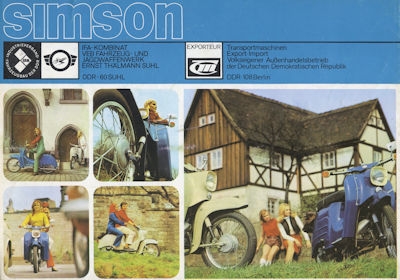 Simson Schwalbe Prospekt 1972