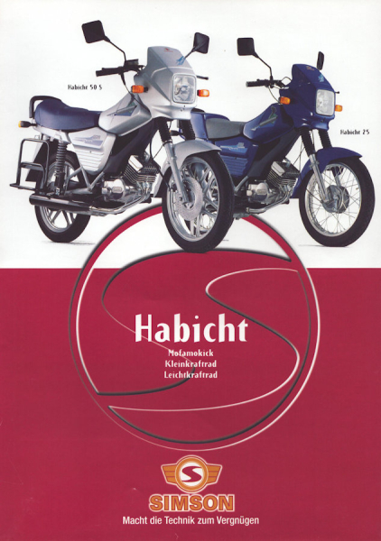 Simson Habicht Prospekt ca. 1996