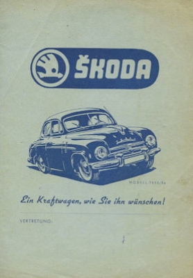 Skoda Programm 1955/56