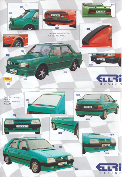 Skoda Ellri Design Prospekt ca. 1990