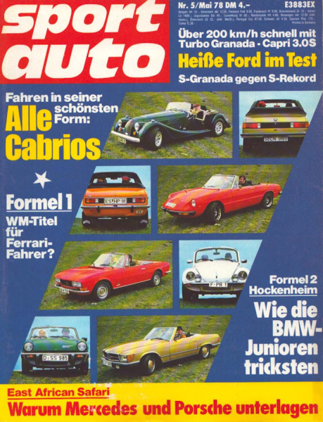 Sport Auto 1978 Heft 5