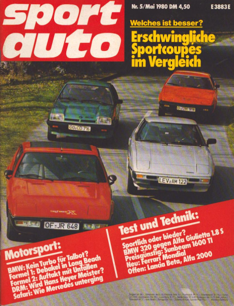 Sport Auto 1980 Heft 5