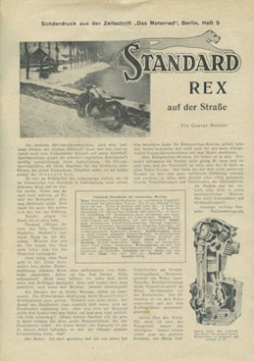 Standard Rex Test ca. 1933