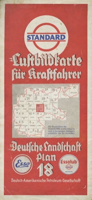 Standard Luftbildkarte Plan 18 Leipzig 1930er Jahre
