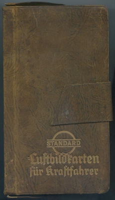 Standard Lederschuber mit 30 Karten 1930er Jahre