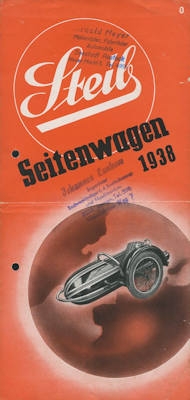 Steib sidecar program 1938