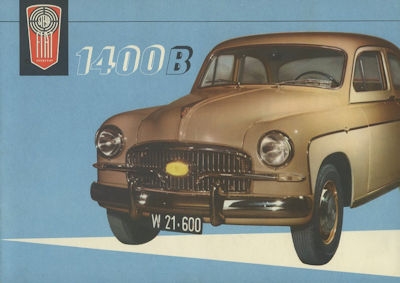 Steyr Fiat 1400 B Prospekt 7.1956