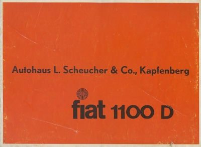 Steyr Fiat 1100 D Prospekt 5.1963