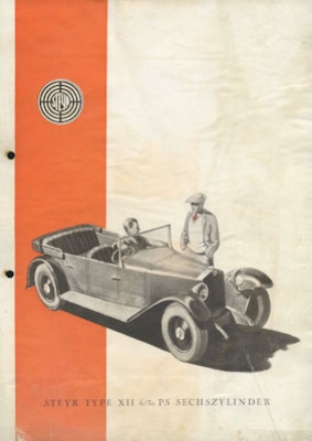 Steyr 6/30 PS Prospekt ca. 1926