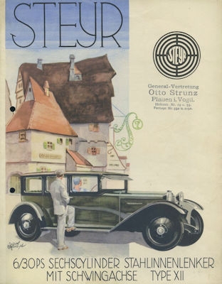Steyr 6/30 PS Type XII Prospekt ca. 1929