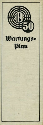 Steyr 50 maintenance schedule ca. 1936