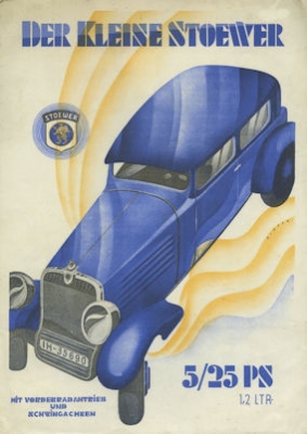 Stoewer 5/25 HP brochure 1931