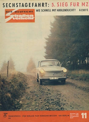 Der deutsche Straßenverkehr 1967 Heft 11