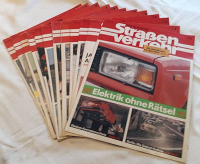 Der deutsche Straßenverkehr 1986 Heft 1-12