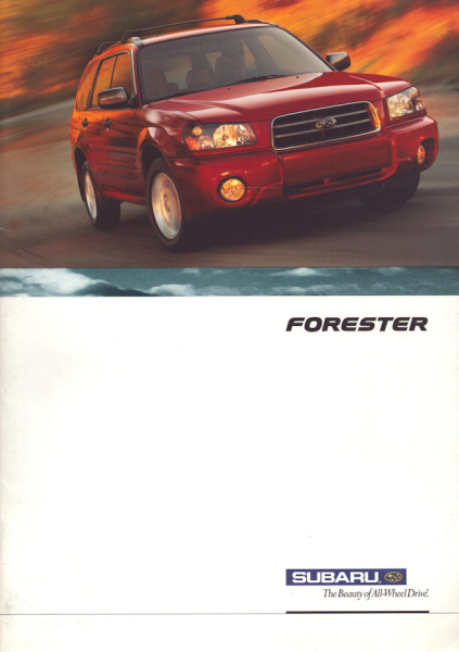 Subaru Forrester Prospekt 2002