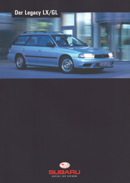 Subaru Legacy LX/GL Prospekt 9.1997