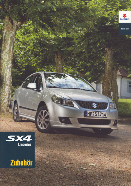 Suzuki SX 4 Limousine Zubehör Prospekt 1.2008