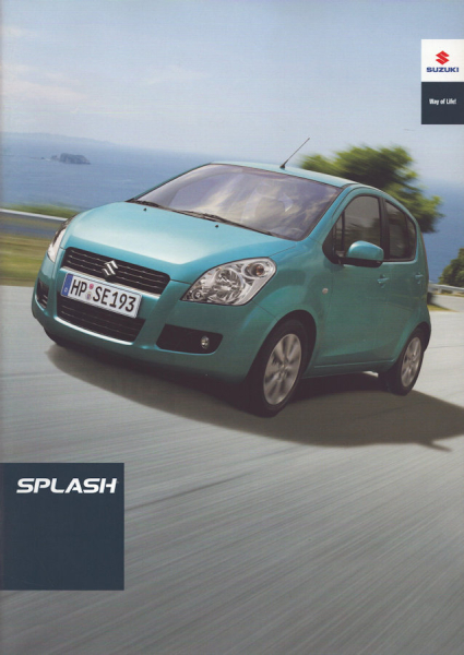Suzuki Splash Prospekt 5.2009